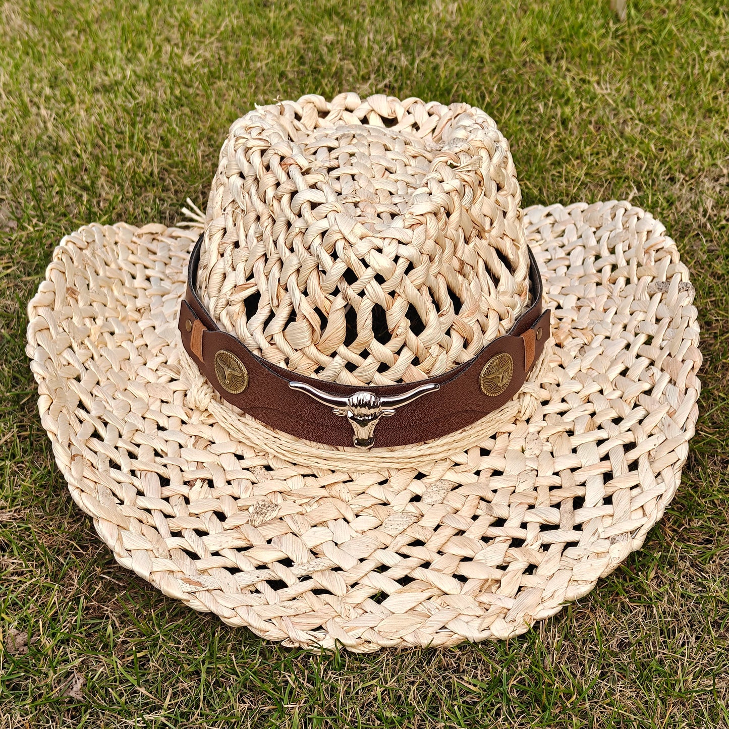 SphereGoods Natural Cowboy Hat