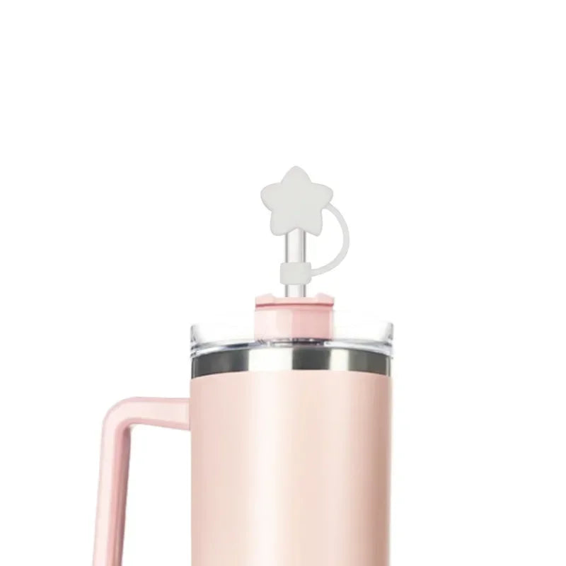 10mm Star Shape Straw Cover With 30/40 Oz Tumbler Silicone Star