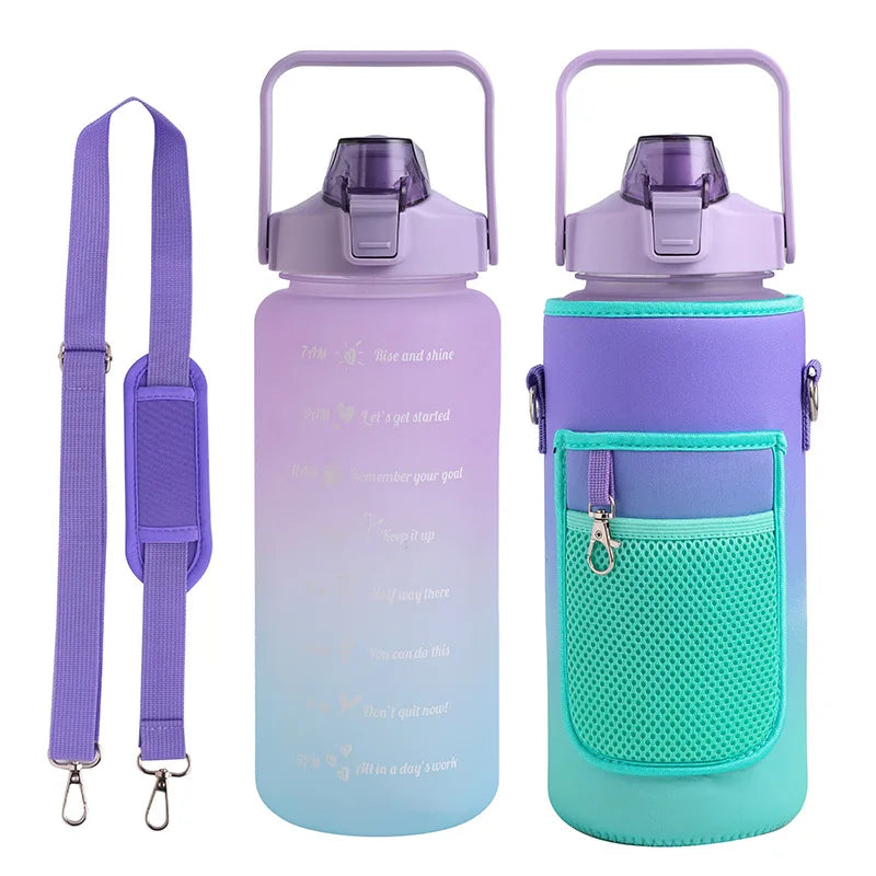 2L Water Bottle Sleeve – Insulated Case with Strap for Outdoor & Sports Use