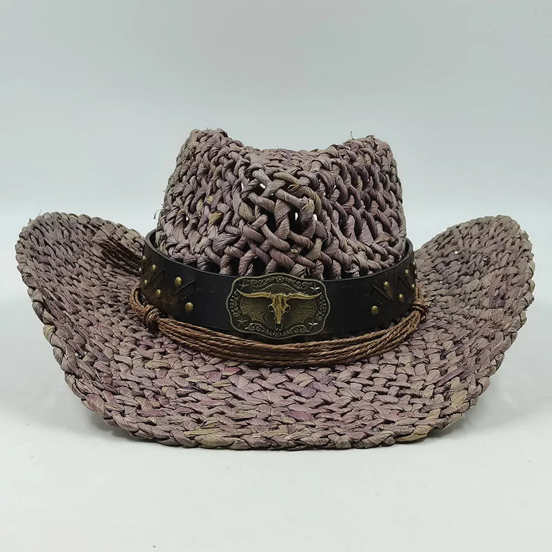 SphereGoods Natural Cowboy Hat