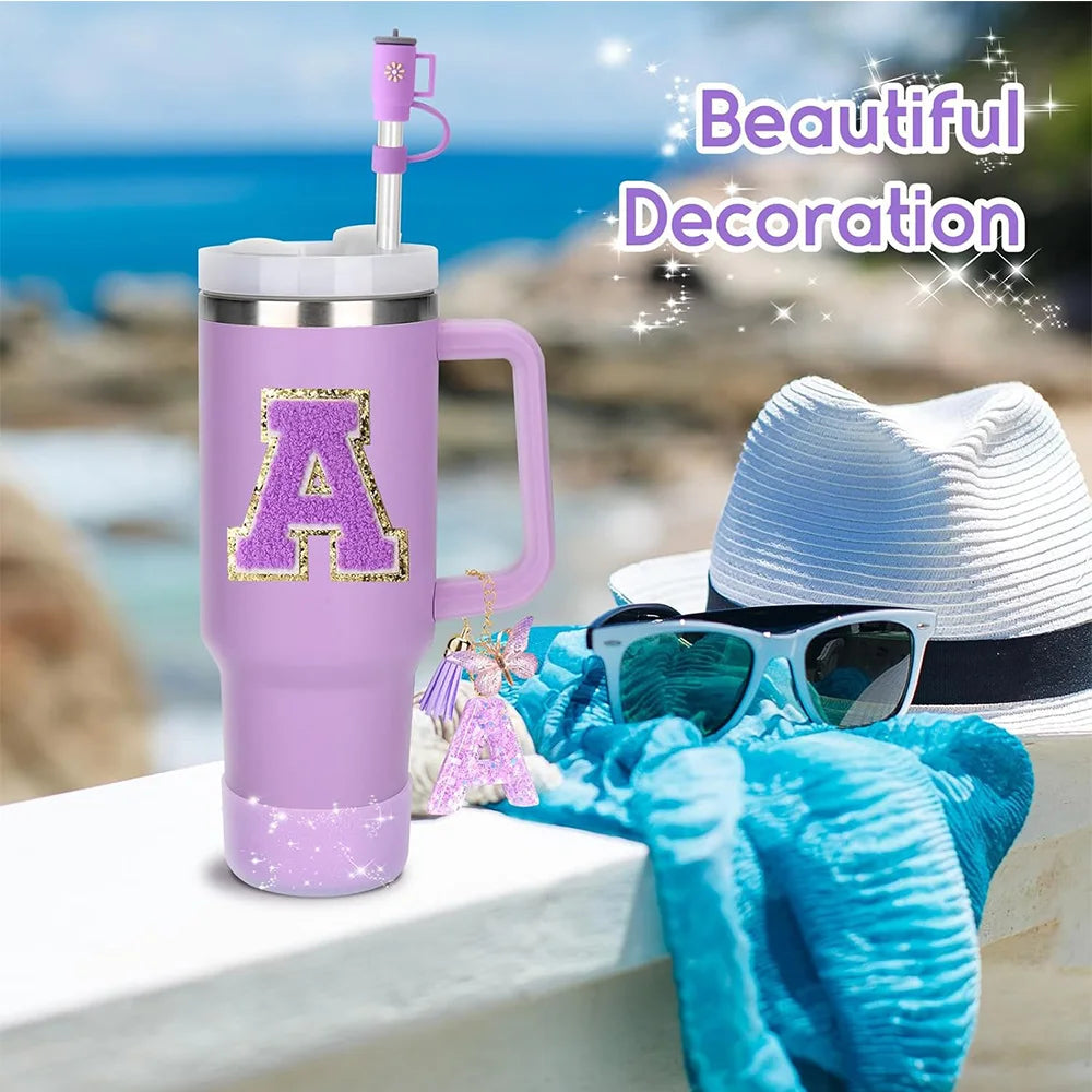 6PCS Tumbler Accessories Set – For 40oz Stanley Cup, Straw Topper, Boot & Stopper