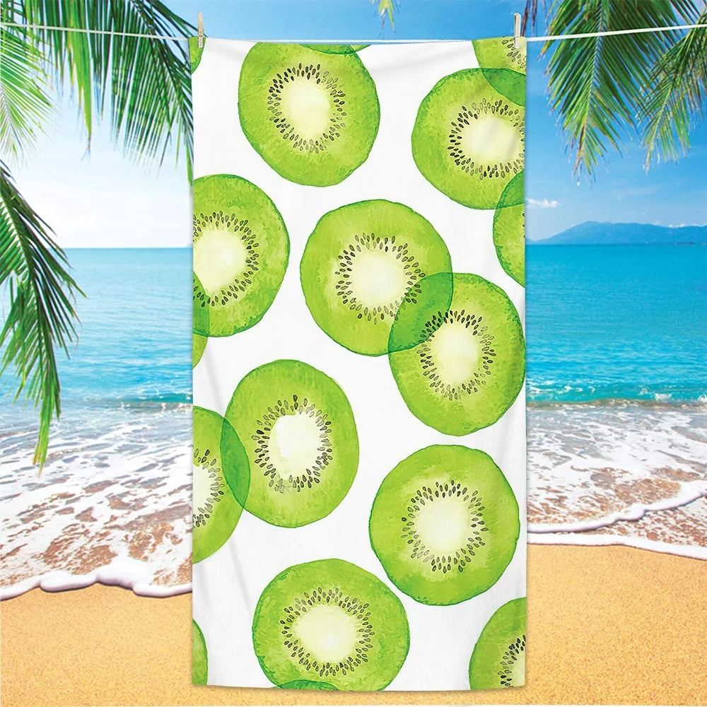 Fruit-Themed Beach Towel & Picnic Mat – Summer Fun Blanket