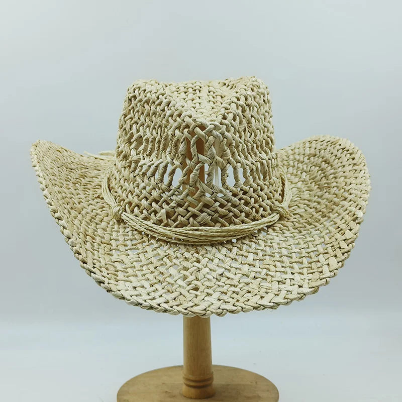 SphereGoods Natural Cowboy Hat