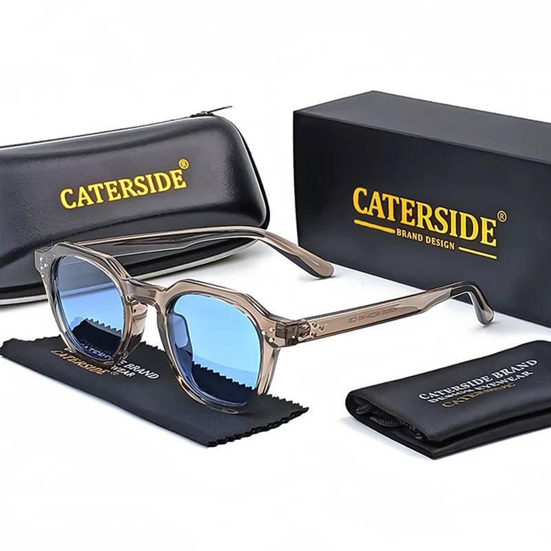 CATERSIDE Retro Polarized Sunglasses – Ultralight TR90 Frame