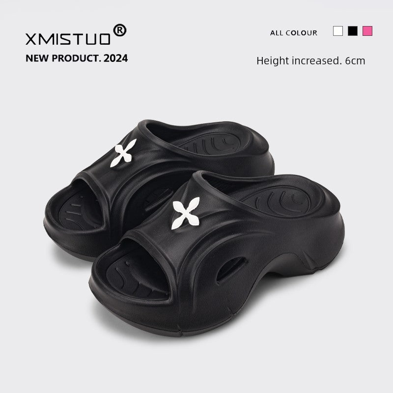 Platform Shoes Summer Outwear Fashion Thick Sole Non Slip Slippers