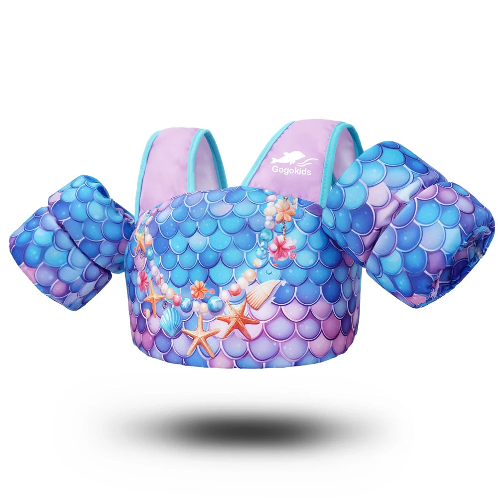 SphereGoods Kids' Float Vest with Arm Sleeves – Safe & Fun Swimming Aid