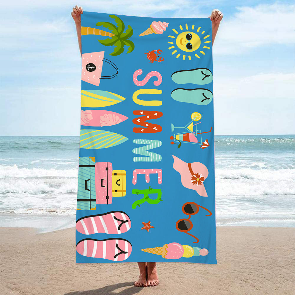 Fruit-Themed Beach Towel & Picnic Mat – Summer Fun Blanket