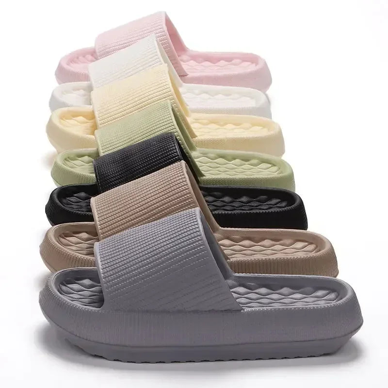 Women’s Thick Platform Cloud Slippers – Soft EVA Pillow Slides