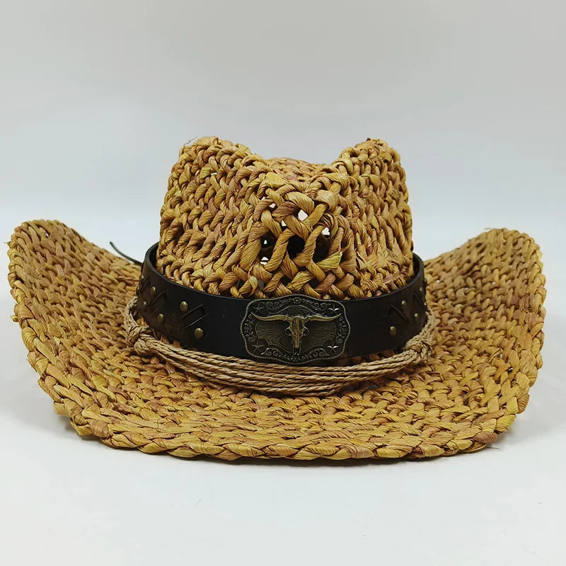 SphereGoods Natural Cowboy Hat