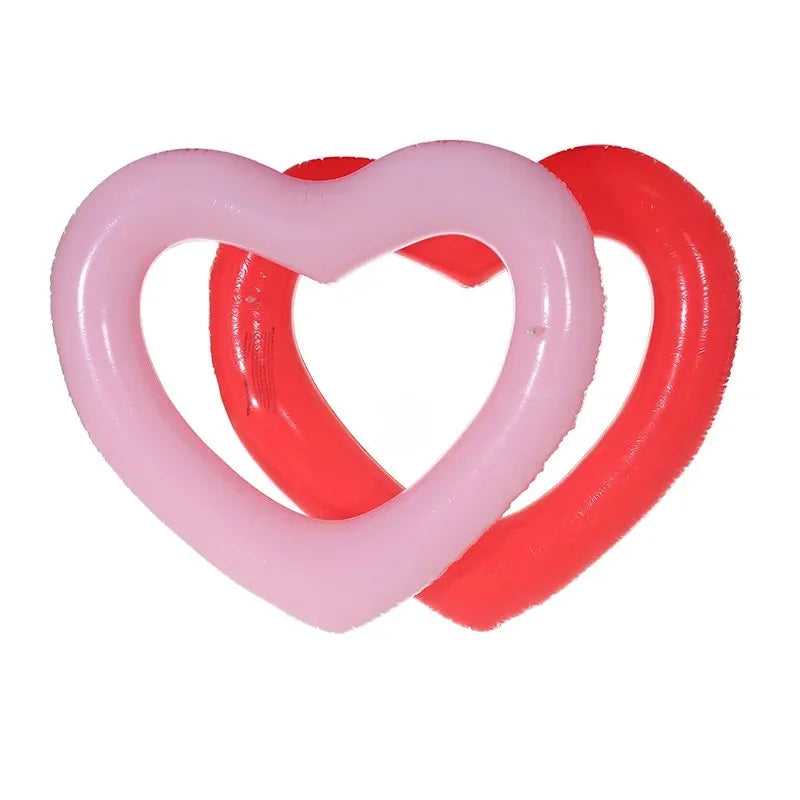 SphereGoods 90'' Sweet Heart Inflatable Swim Ring