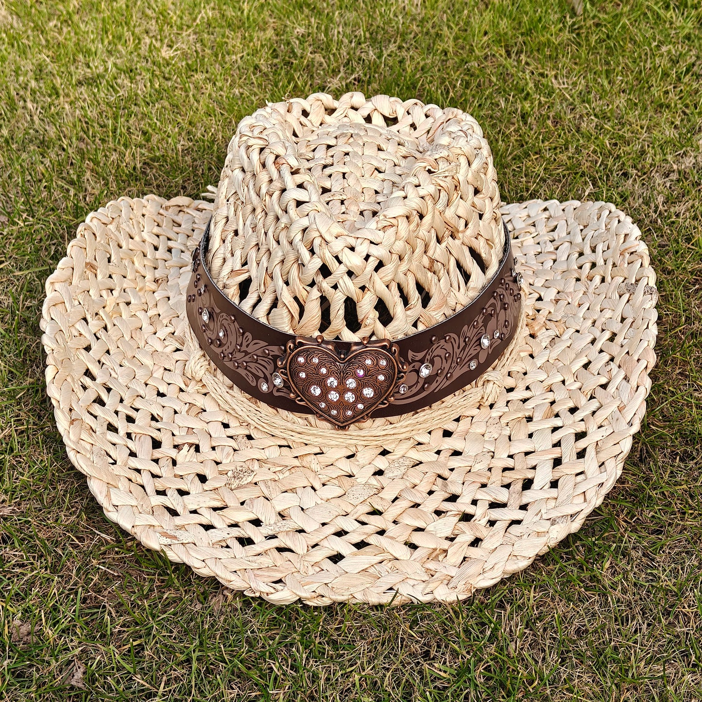 SphereGoods Natural Cowboy Hat