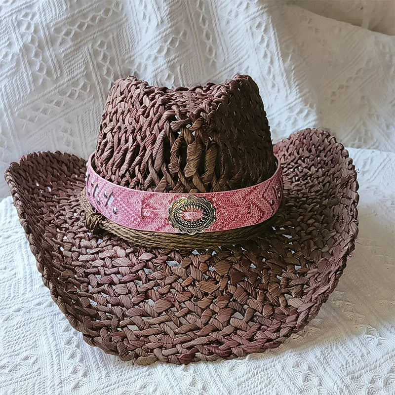 SphereGoods Natural Cowboy Hat
