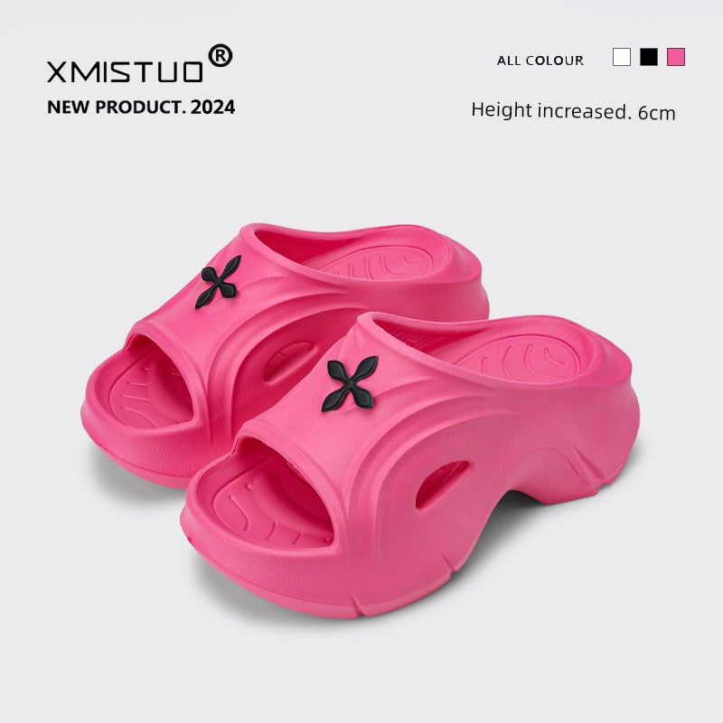 Platform Shoes Summer Outwear Fashion Thick Sole Non Slip Slippers