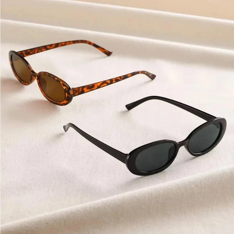 Vintage Oval Sunglasses – Luxury Designer-Inspired Shades