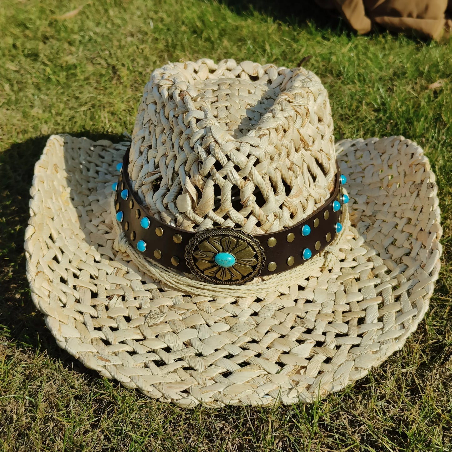 SphereGoods Natural Cowboy Hat