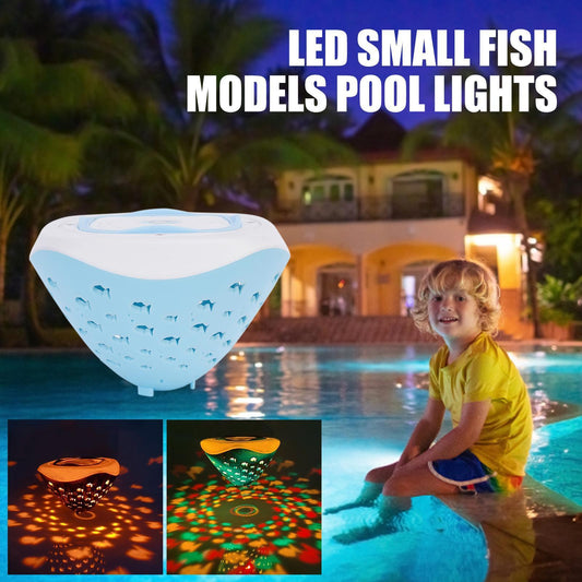 Underwater Disco Light – Fish Pattern Pool Projector