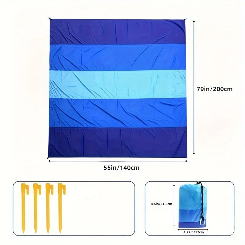 Quick-Dry Waterproof Beach Blanket – Sandproof & Portable