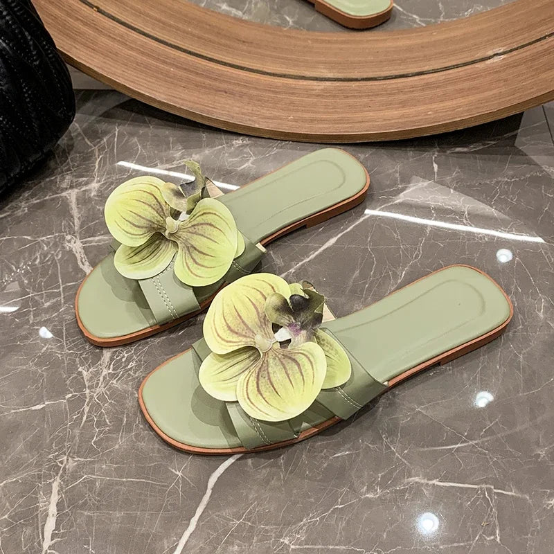 SphereGoods Women's Floral Sandals