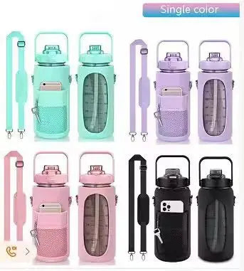 2L Water Bottle Sleeve – Insulated Case with Strap for Outdoor & Sports Use