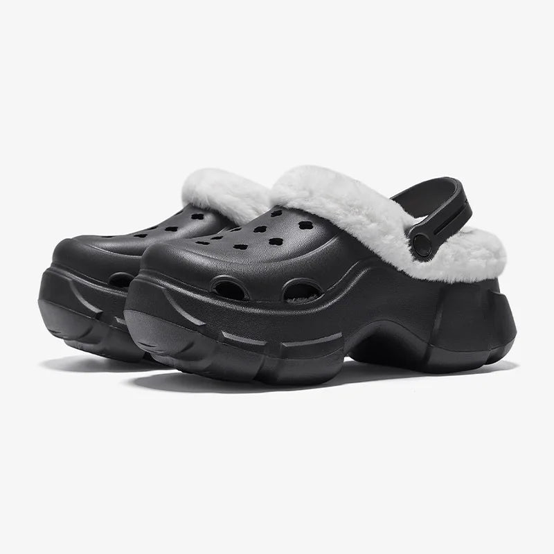 Women’s Waterproof Platform Clogs – Designer Sandals with Charms