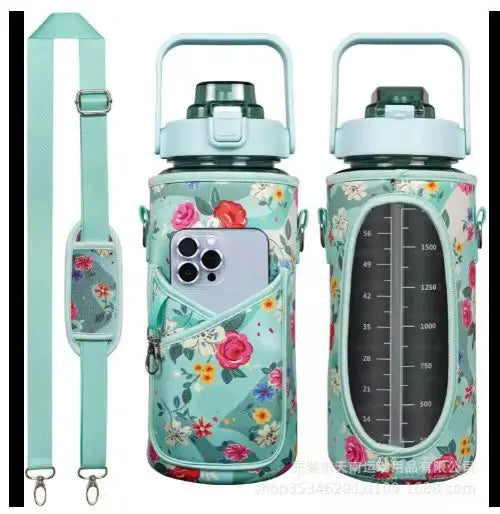 2L Water Bottle Sleeve – Insulated Case with Strap for Outdoor & Sports Use