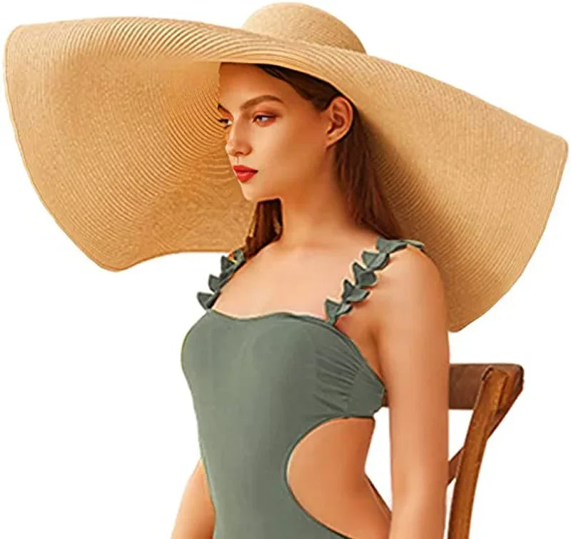 SphereGoods Oversized 70cm Beach Hat