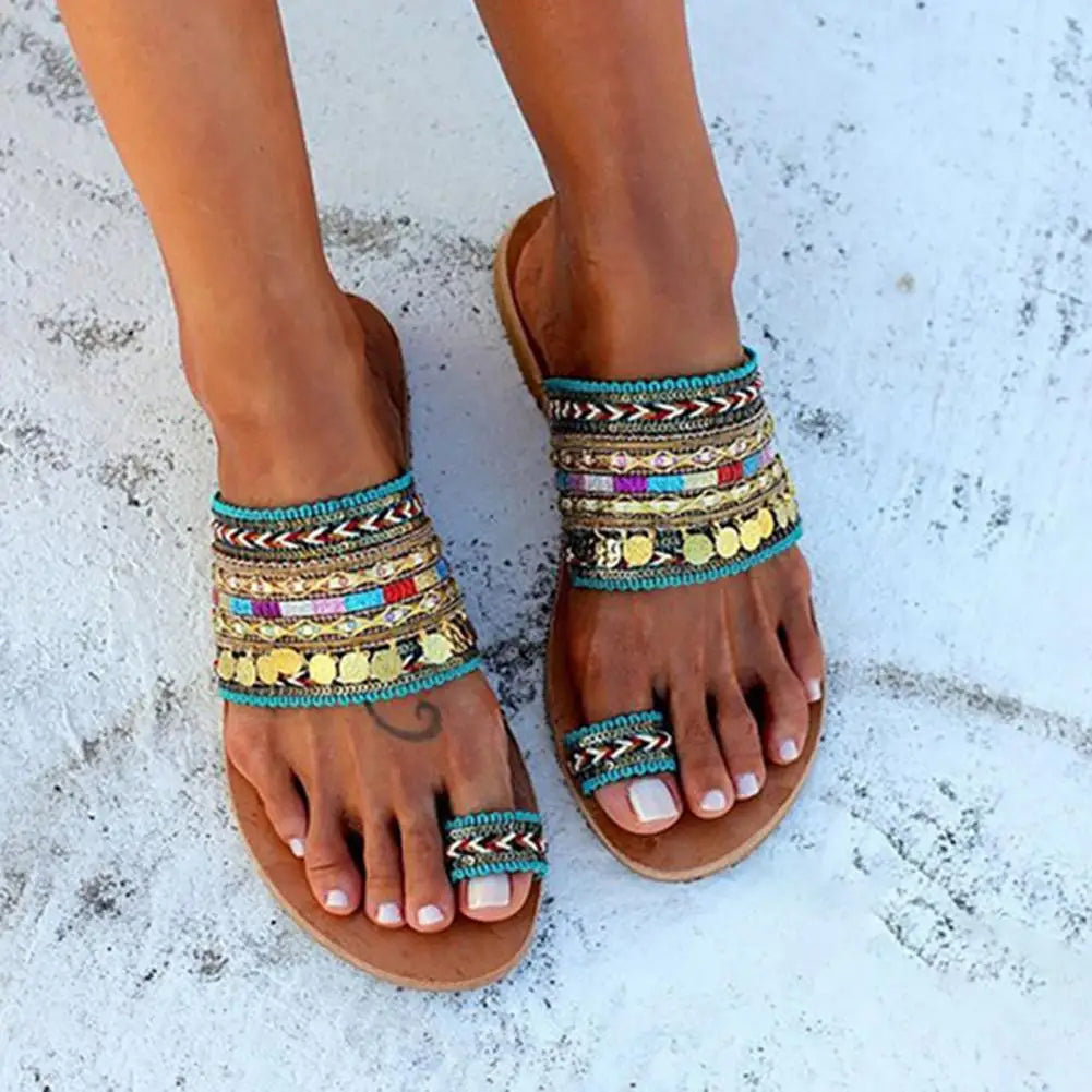 SphereGoods Tassel Flip-Flops