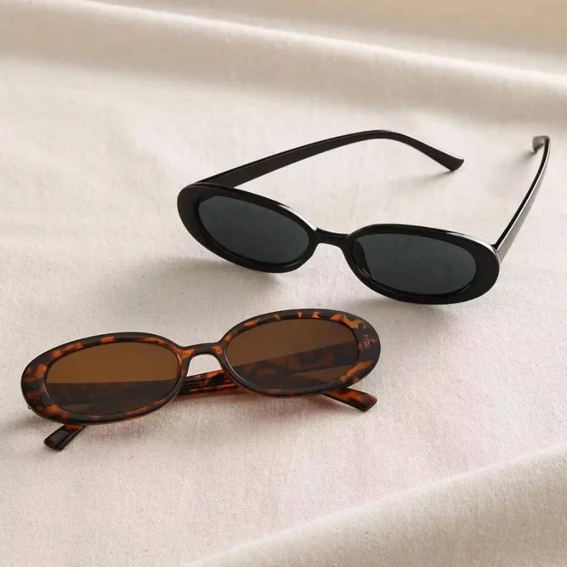 Vintage Oval Sunglasses – Luxury Designer-Inspired Shades