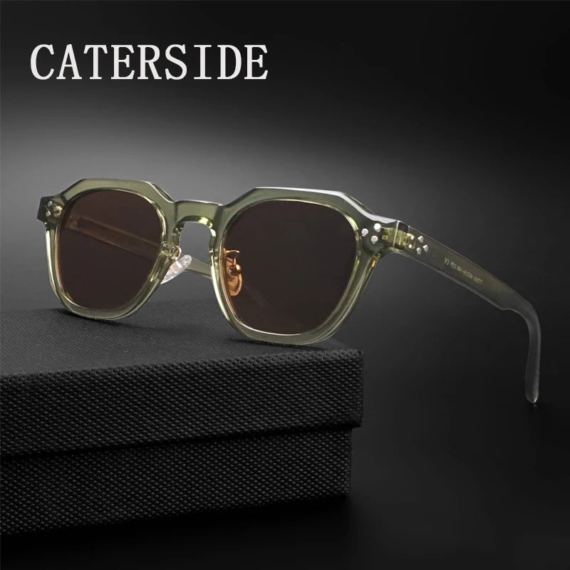 CATERSIDE Retro Polarized Sunglasses – Ultralight TR90 Frame
