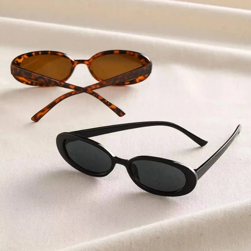 Vintage Oval Sunglasses – Luxury Designer-Inspired Shades