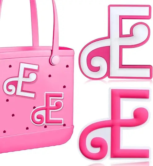 2PCS Alphabet Charms – 3D Letter Accessories for Personalizing Beach Bags