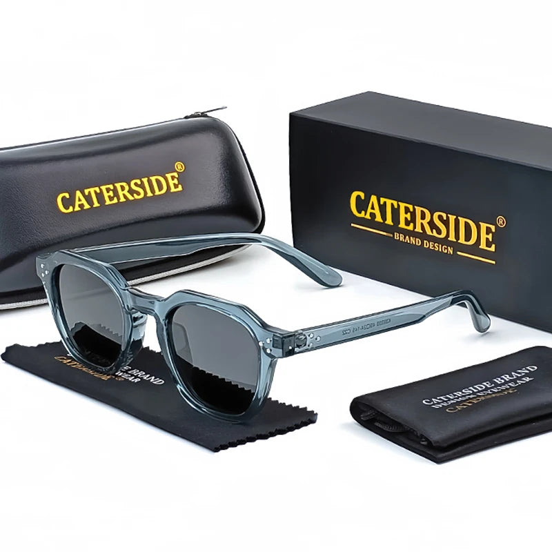 CATERSIDE Retro Polarized Sunglasses – Ultralight TR90 Frame