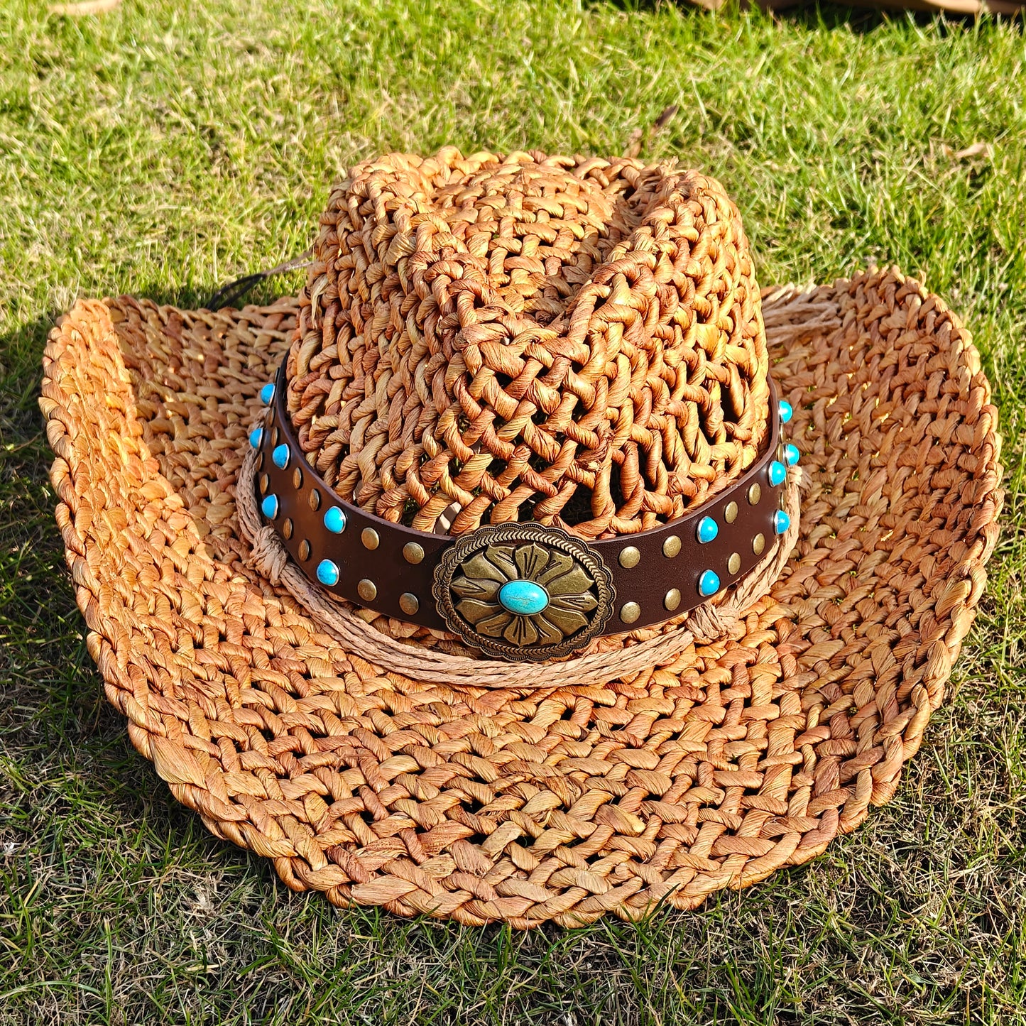 SphereGoods Natural Cowboy Hat