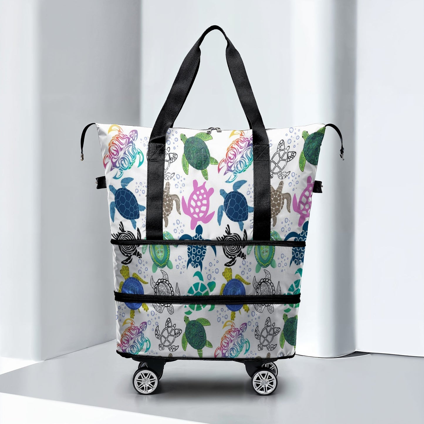 Spheregoods™ Luggage Bag Colorful Sea Turtle