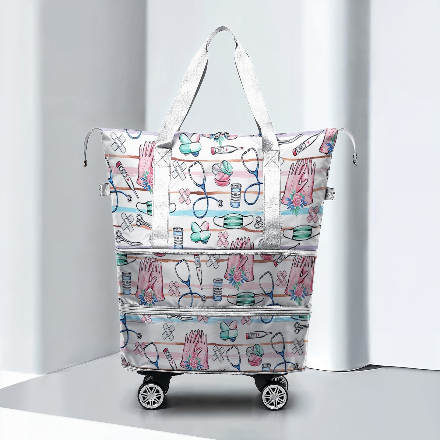 Spheregoods™ Luggage Bag Stethoscope Chic