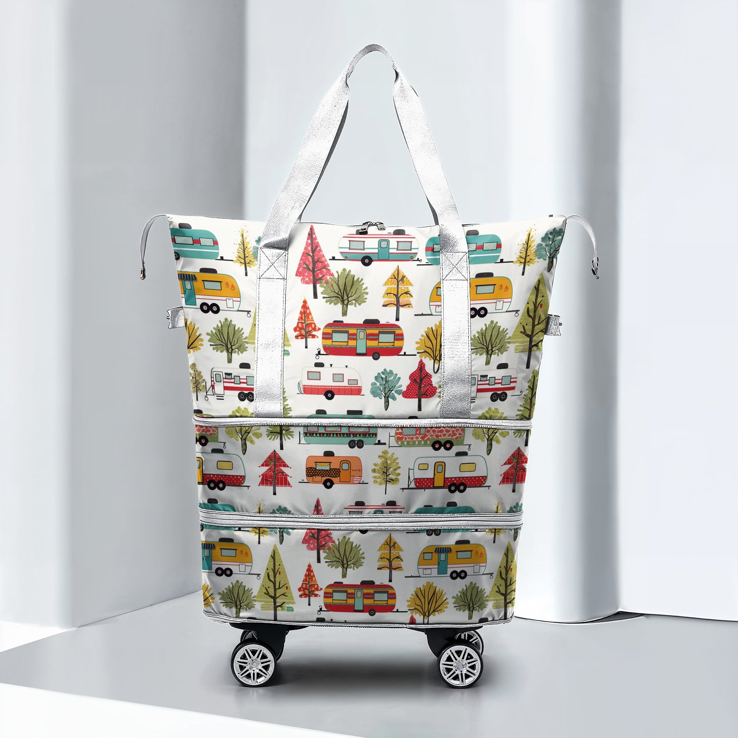 Spheregoods Luggage Bag Happy Camper