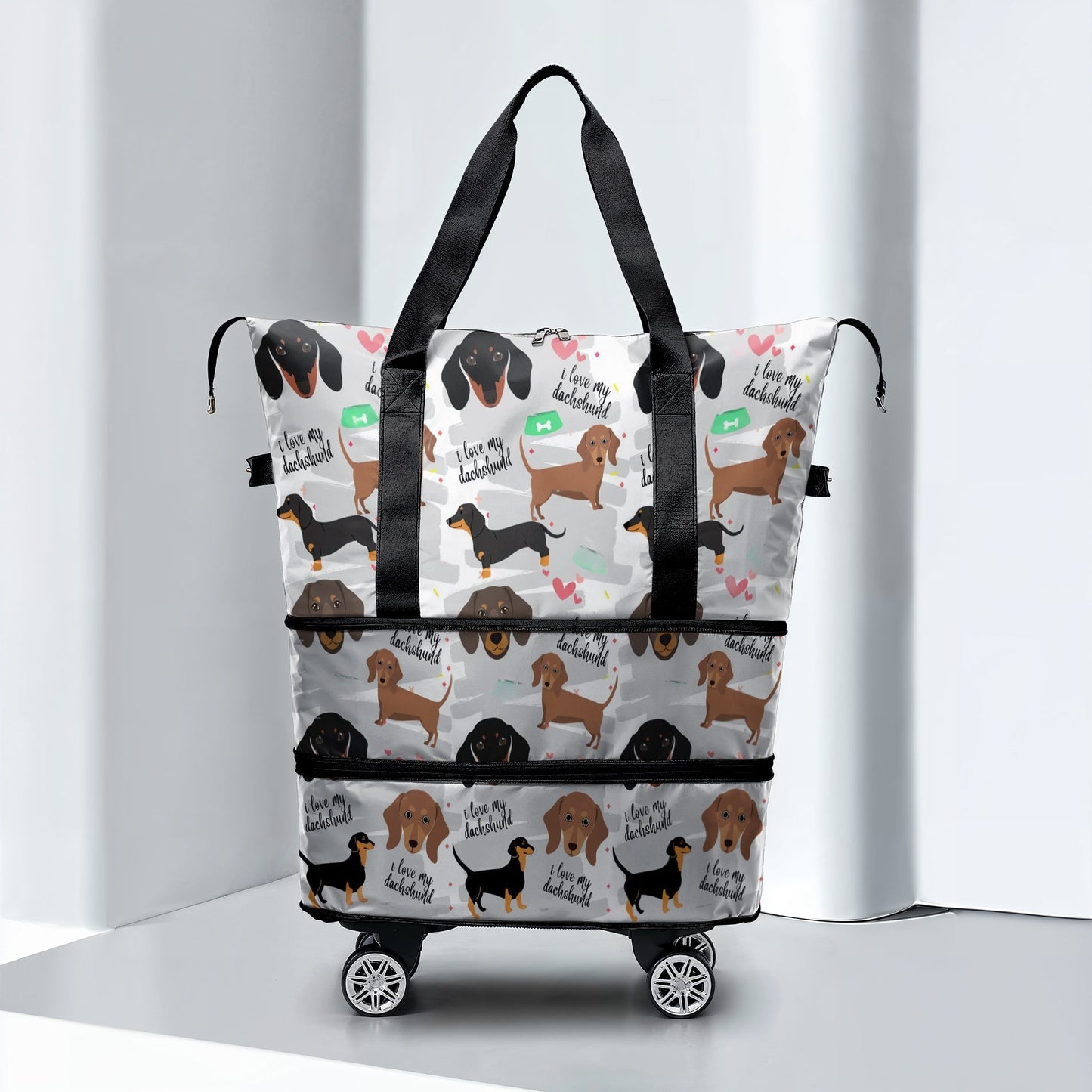 Spheregoods™ Luggage Bag Love My Dachshund
