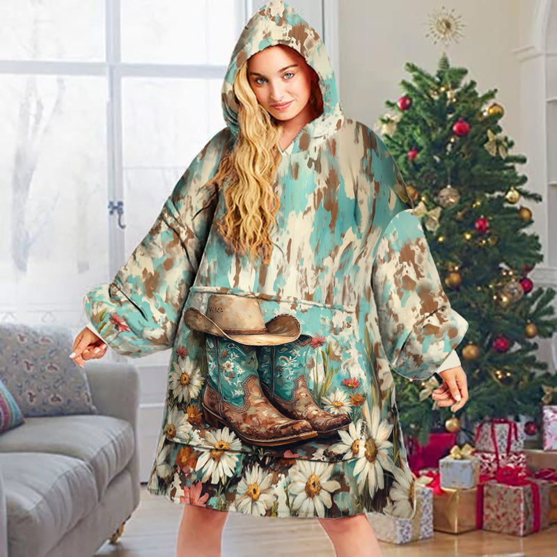 Spheregoods Huggie Blanket Daisy Cowgirl