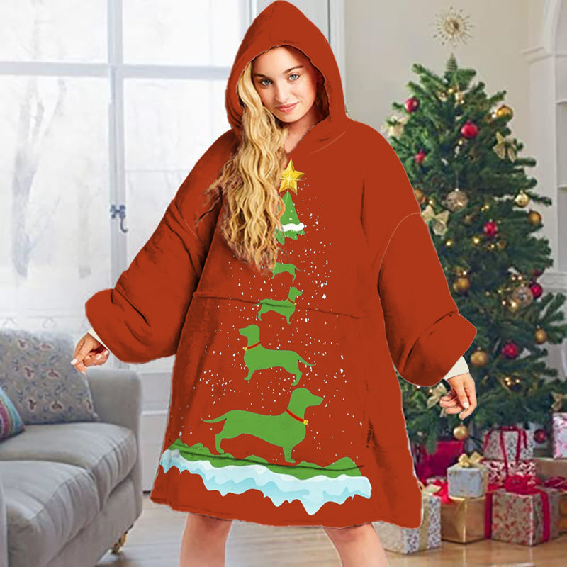 Spheregoods Huggie Blanket Cozy Canine Christmas