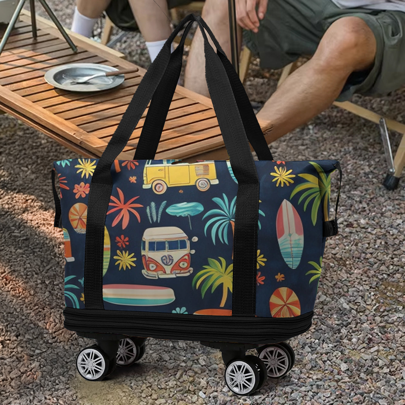Spheregoods Luggage Bag Tropical Camper