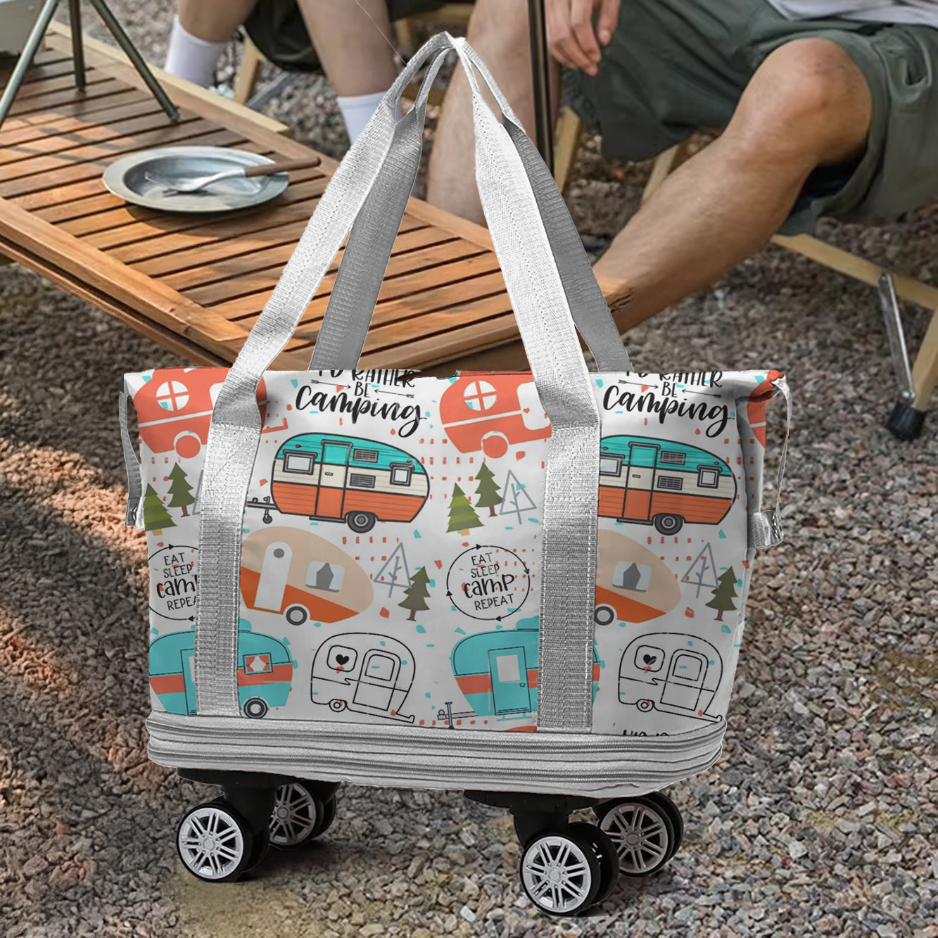 Spheregoods™ Luggage Bag Campers Delight - Orange