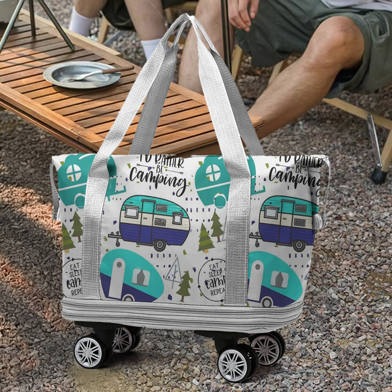 Spheregoods™ Luggage Bag Campers Delight - Green