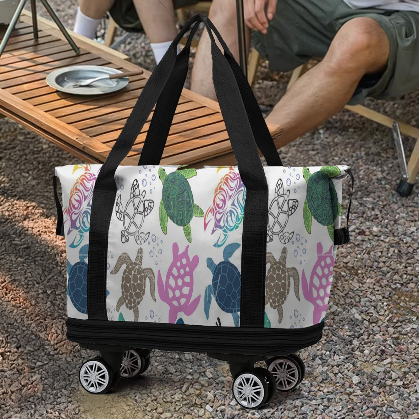 Spheregoods™ Luggage Bag Colorful Sea Turtle