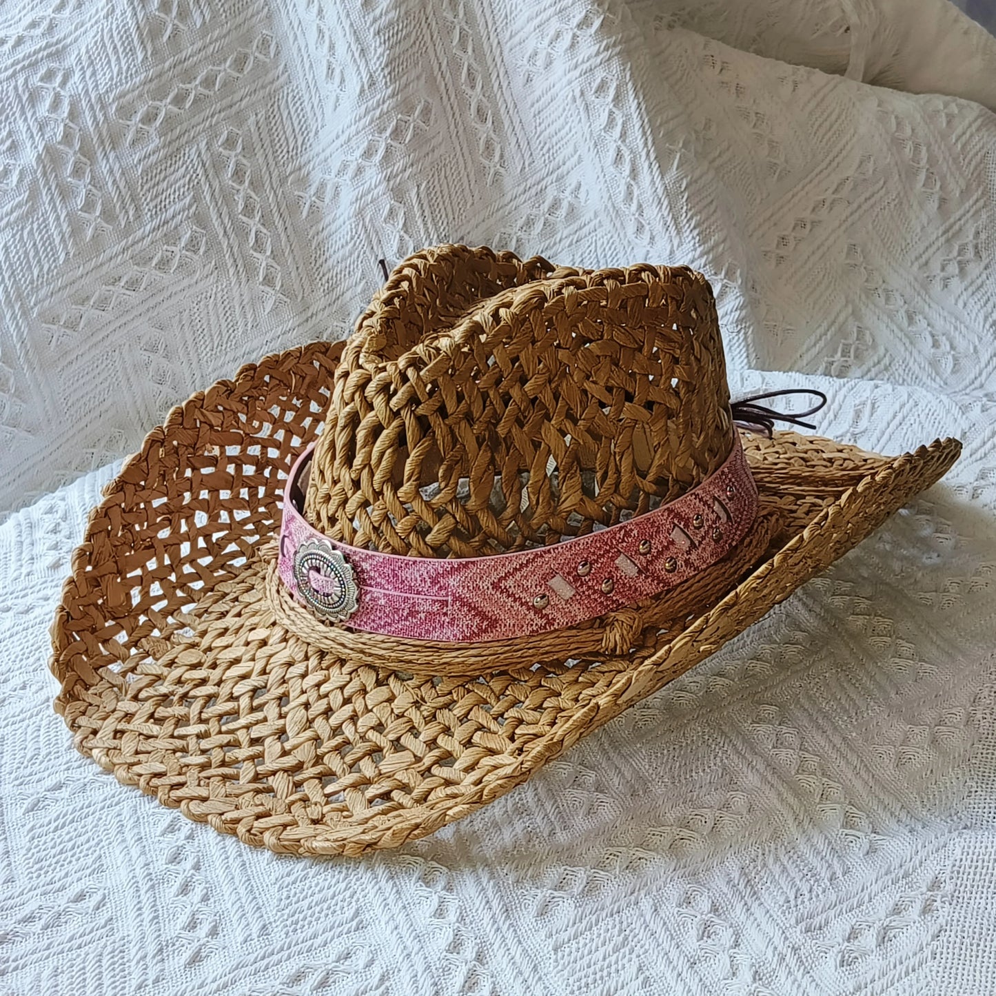 SphereGoods Natural Cowboy Hat