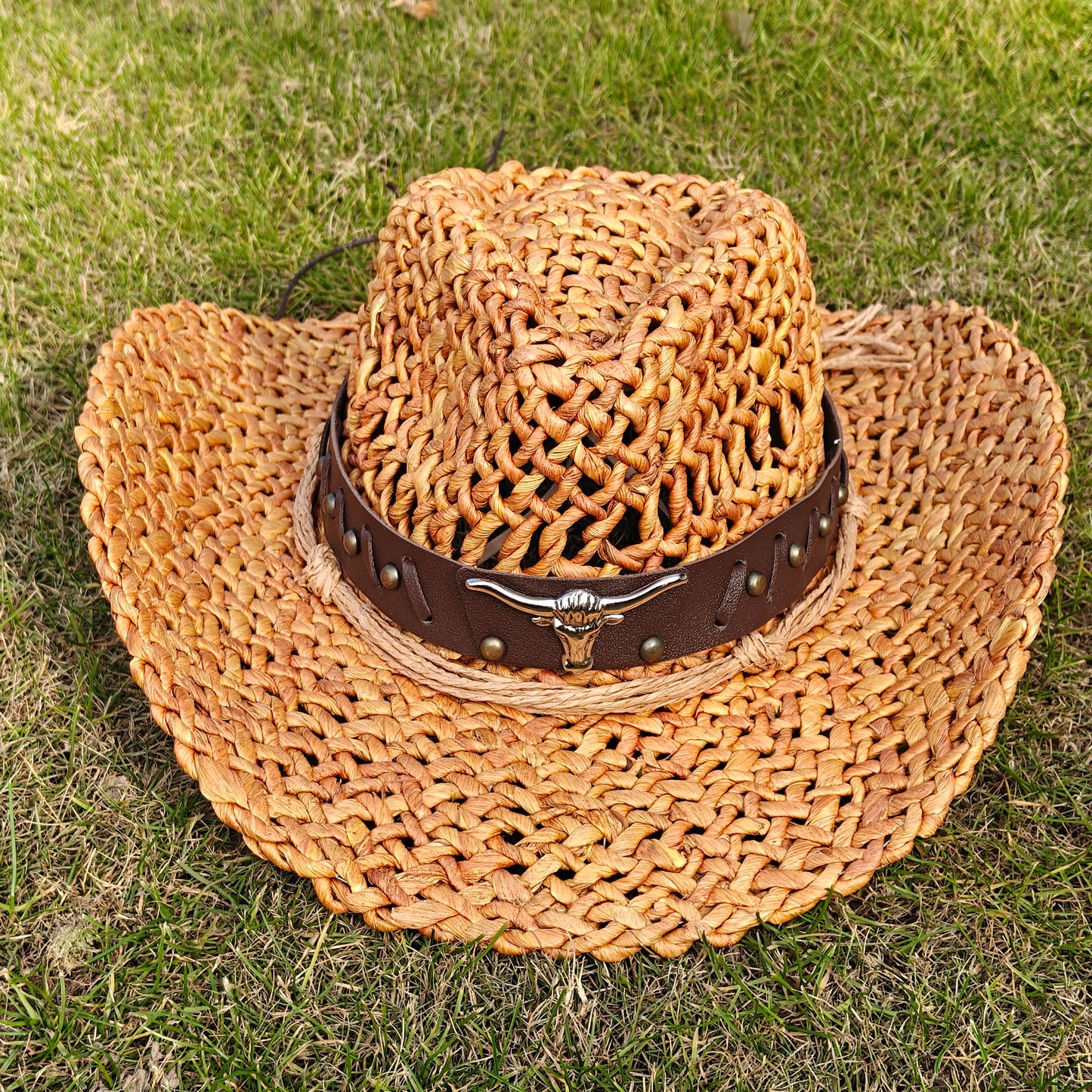 SphereGoods Natural Cowboy Hat