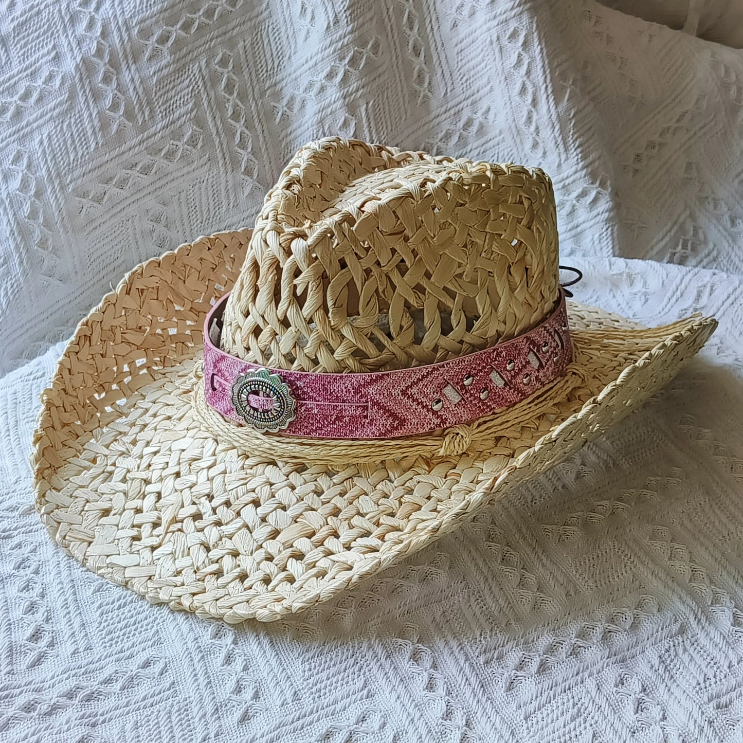 SphereGoods Natural Cowboy Hat
