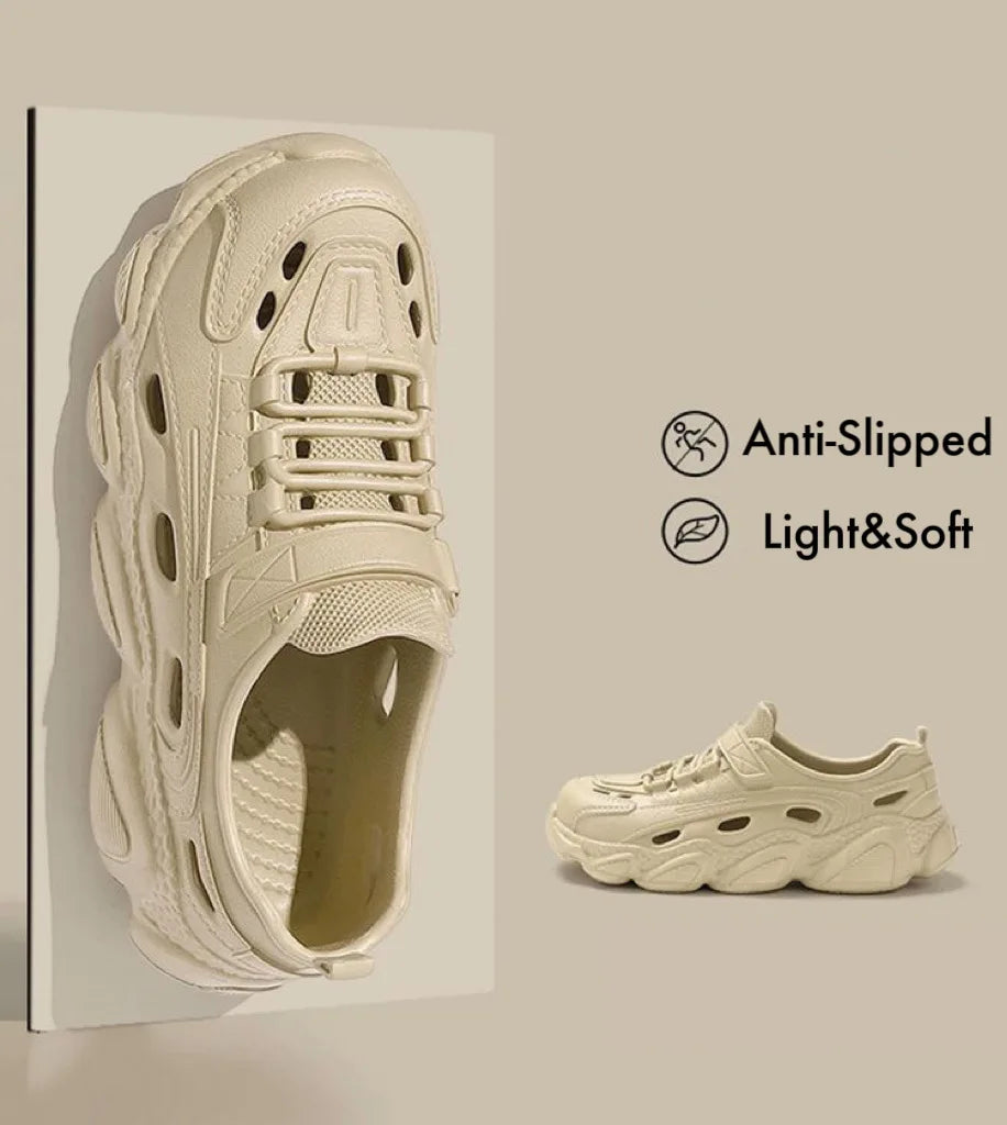 Men’s Trendy EVA Sandals – Thick Sole, Non-Slip & Breathable Beach Slippers