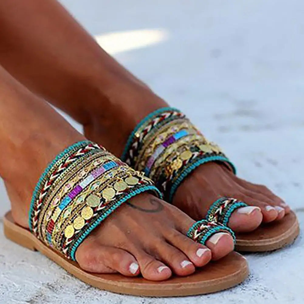 SphereGoods Tassel Flip-Flops
