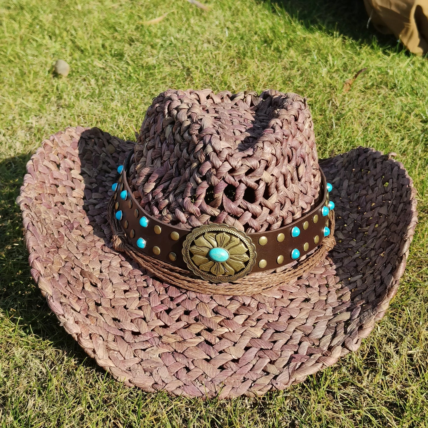 SphereGoods Natural Cowboy Hat