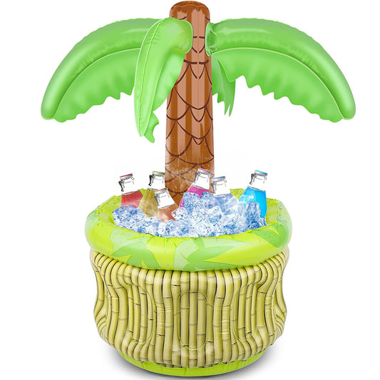 Inflatable Palm Tree Ice Bucket – Fun Party Drink Cooler